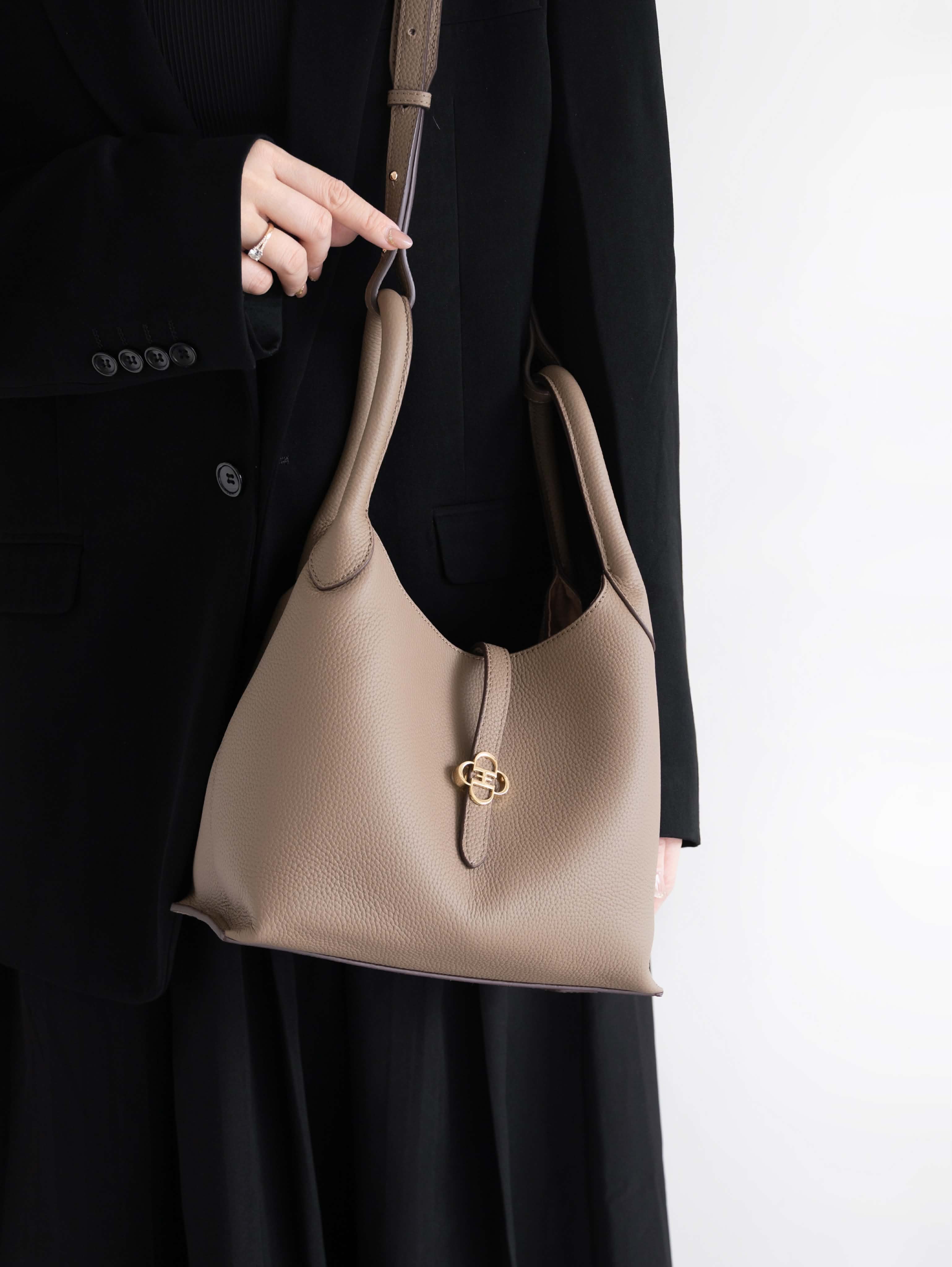 Jennda Cellant Bucket Bag