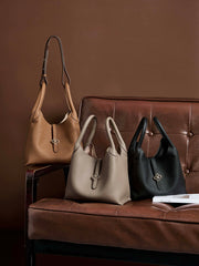 Jennda Cellant Bucket Bag