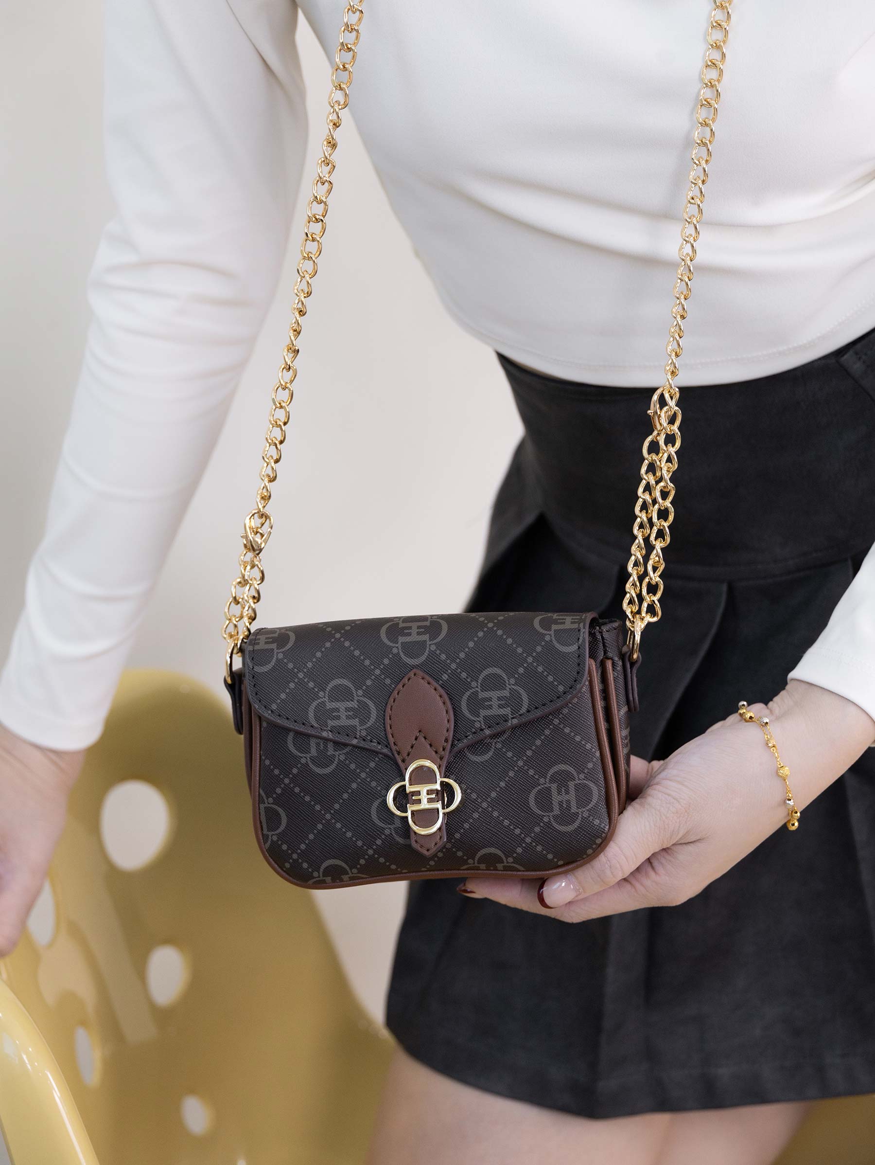 Moryn Fleurie Mini Chain Bag