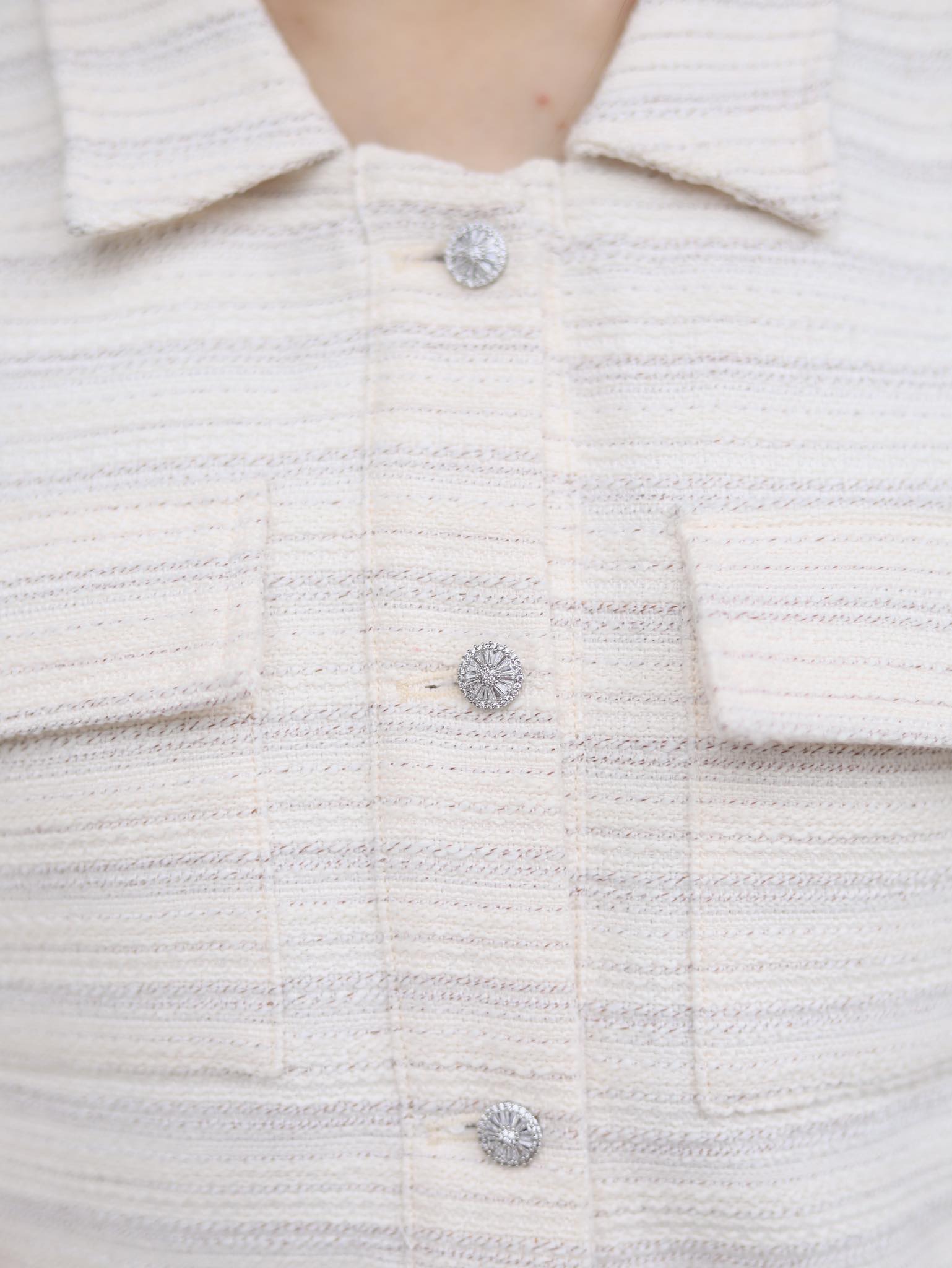 Cherie Tweed Top