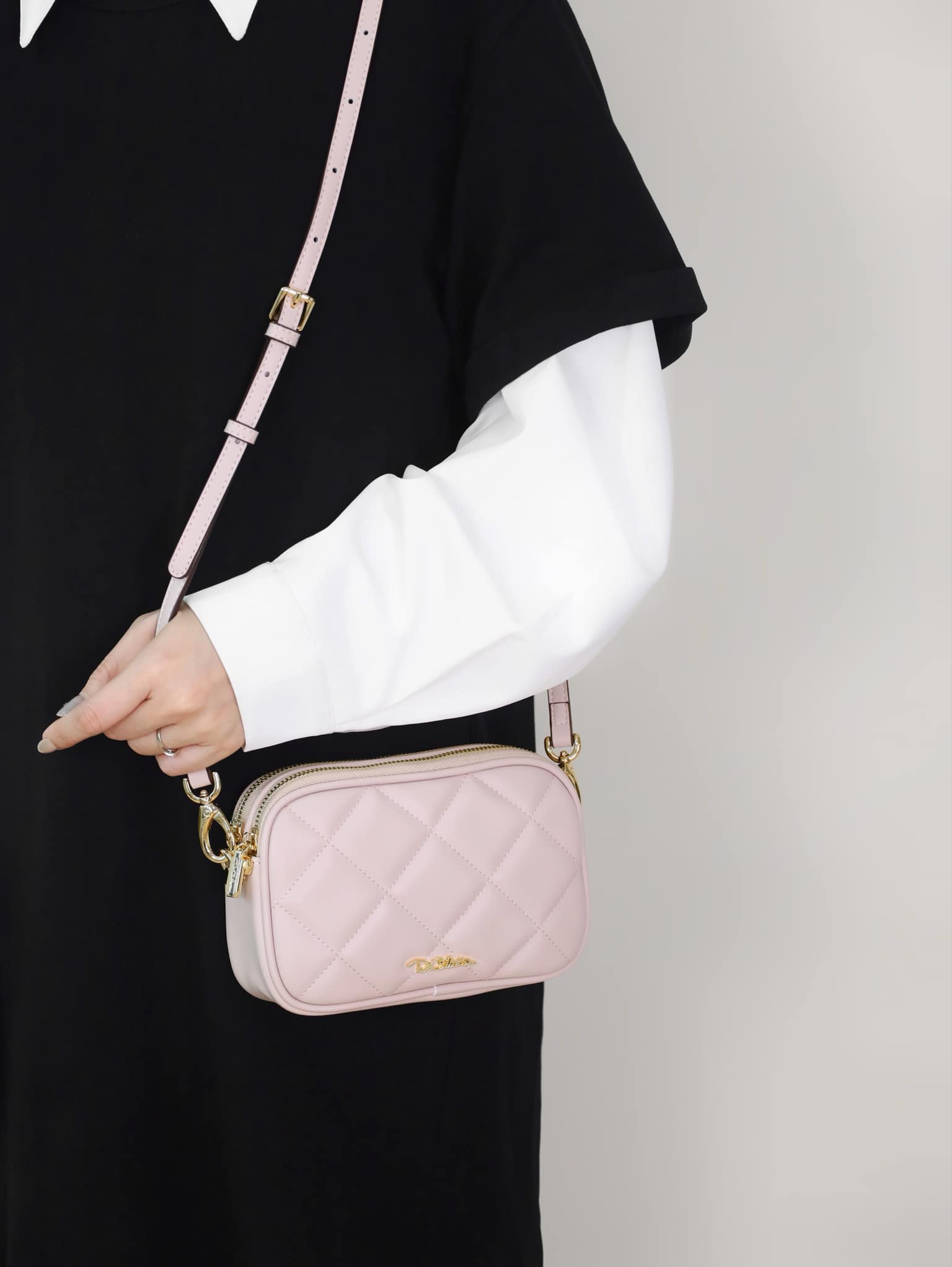 Yrene Dual Zipper Crossbody Bag