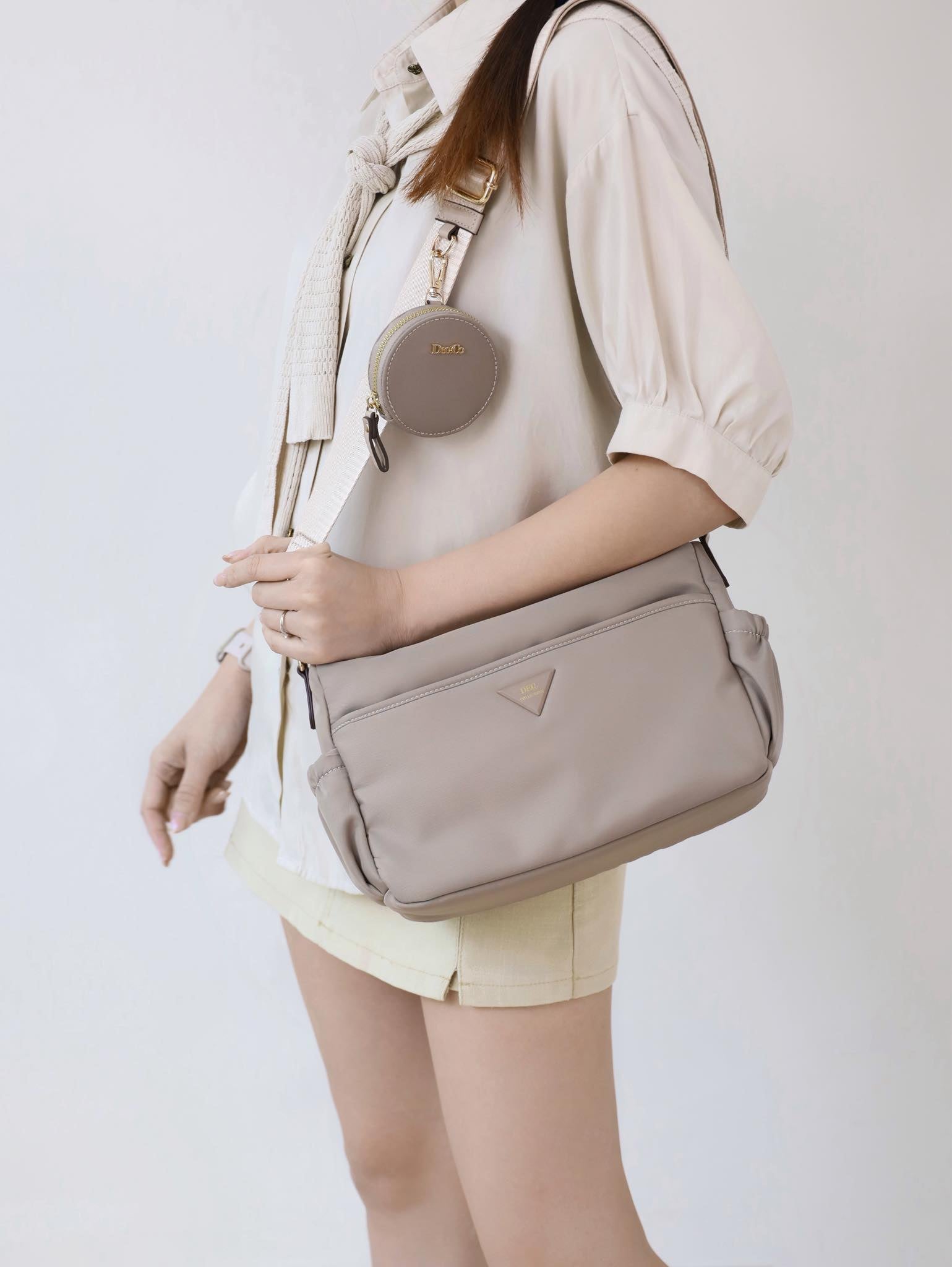 Imelda Nylon Crossbody Bag