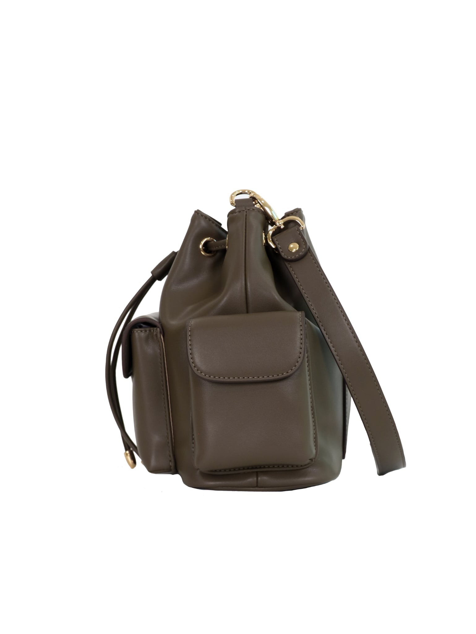 Anelie Multi-Pocket Bucket Bag