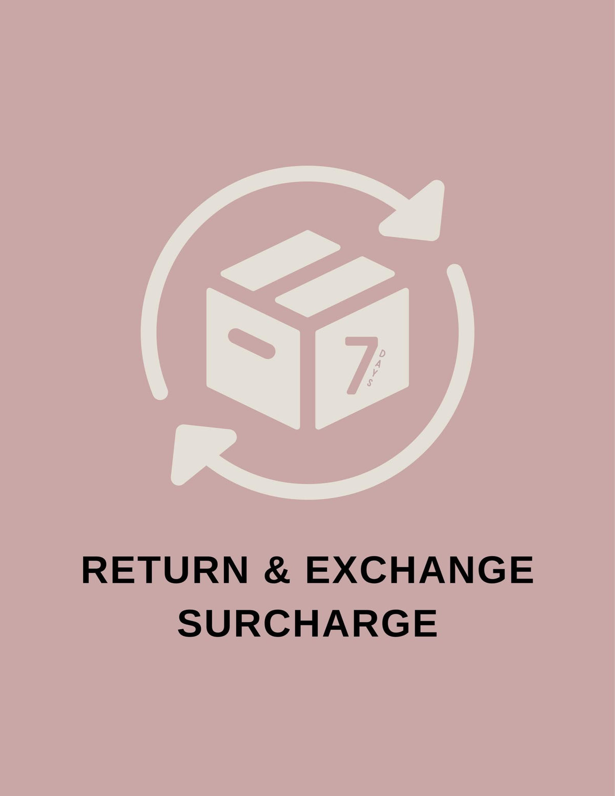 Return & Exchange Surcharge