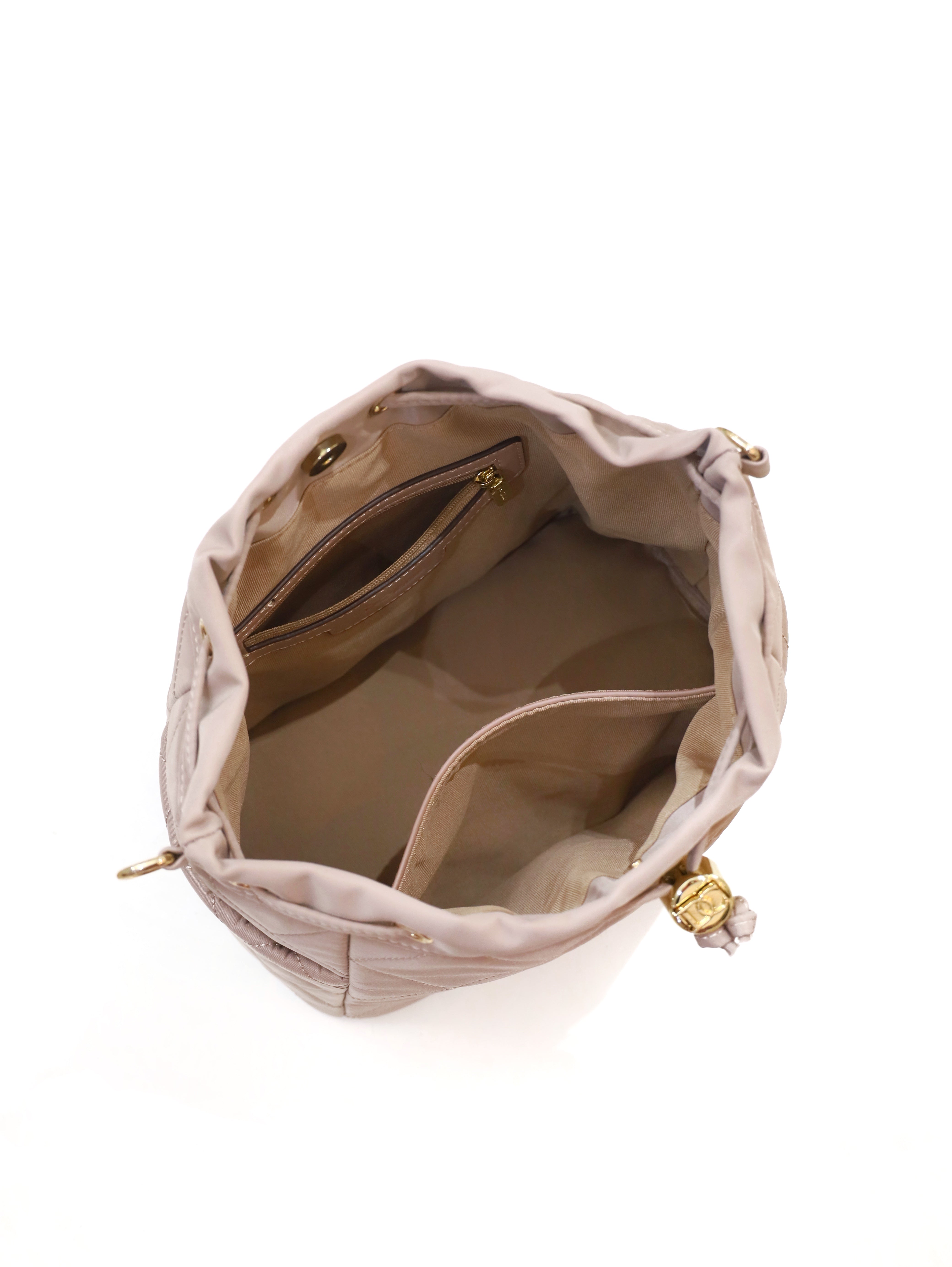 Cayla Waterproof Nylon Bucket Bag