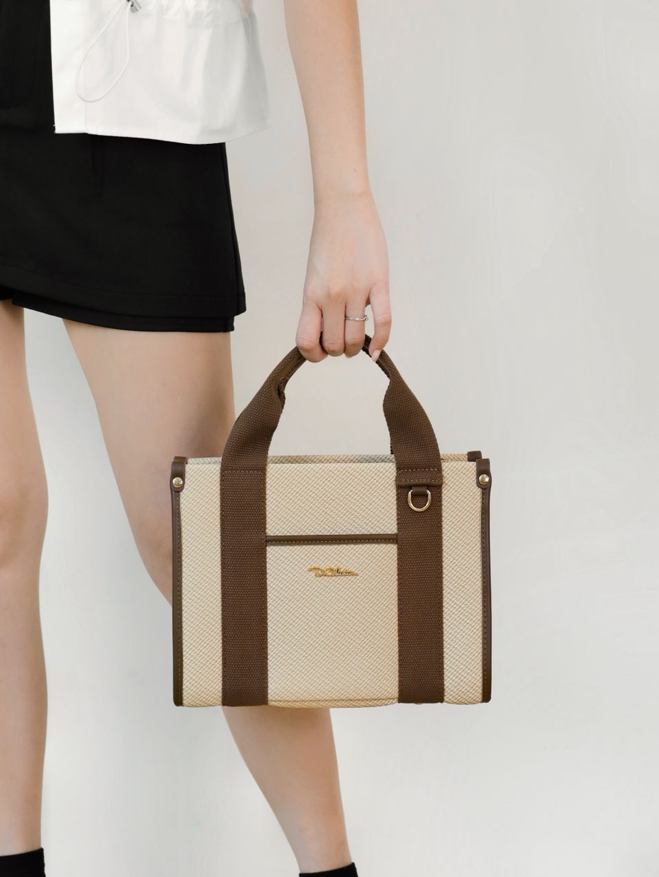 Vivara Dual Tone Tote Bag