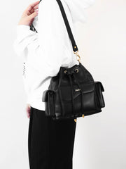 Anelie Multi-Pocket Bucket Bag