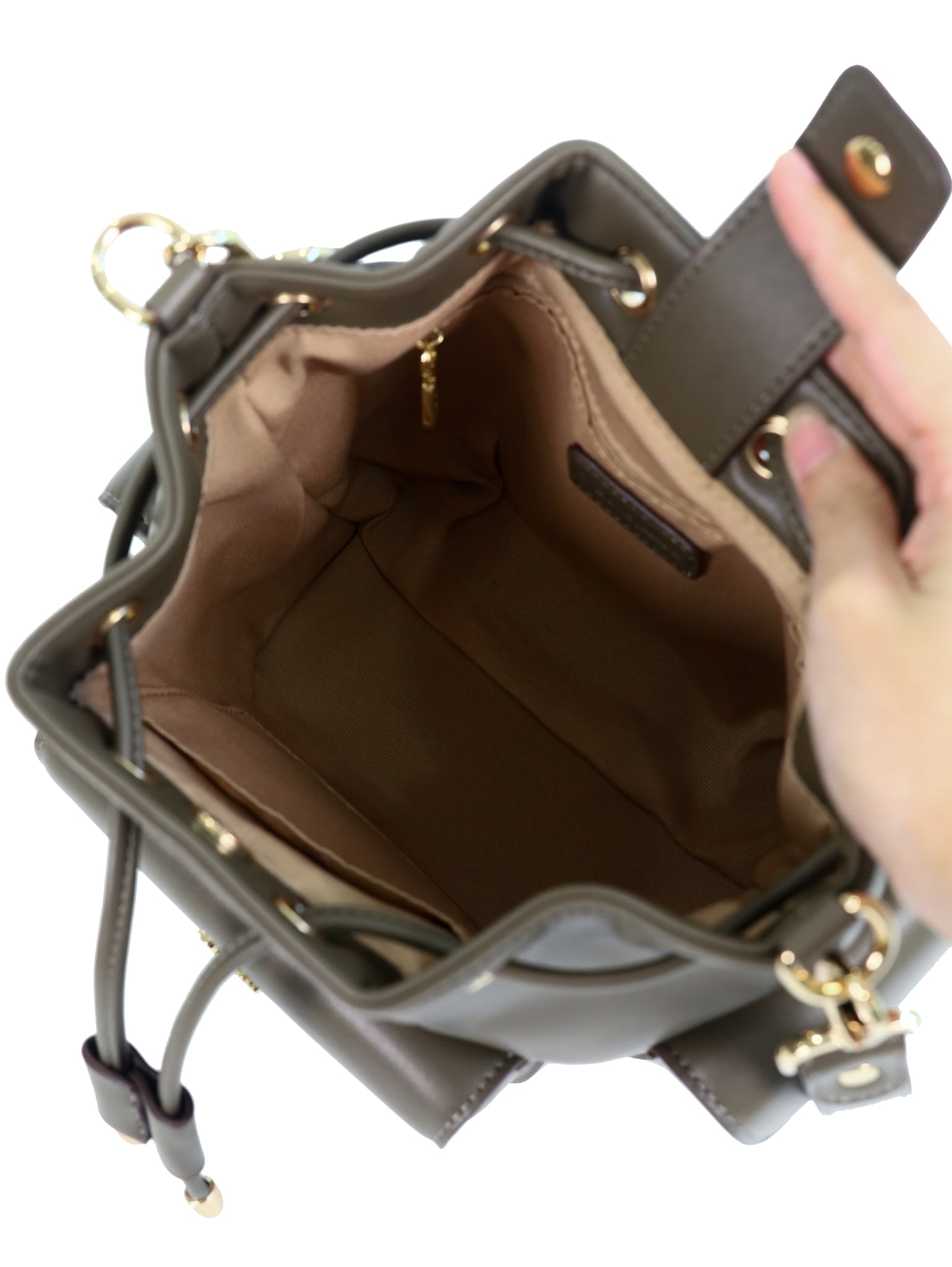 Anelie Multi-Pocket Bucket Bag