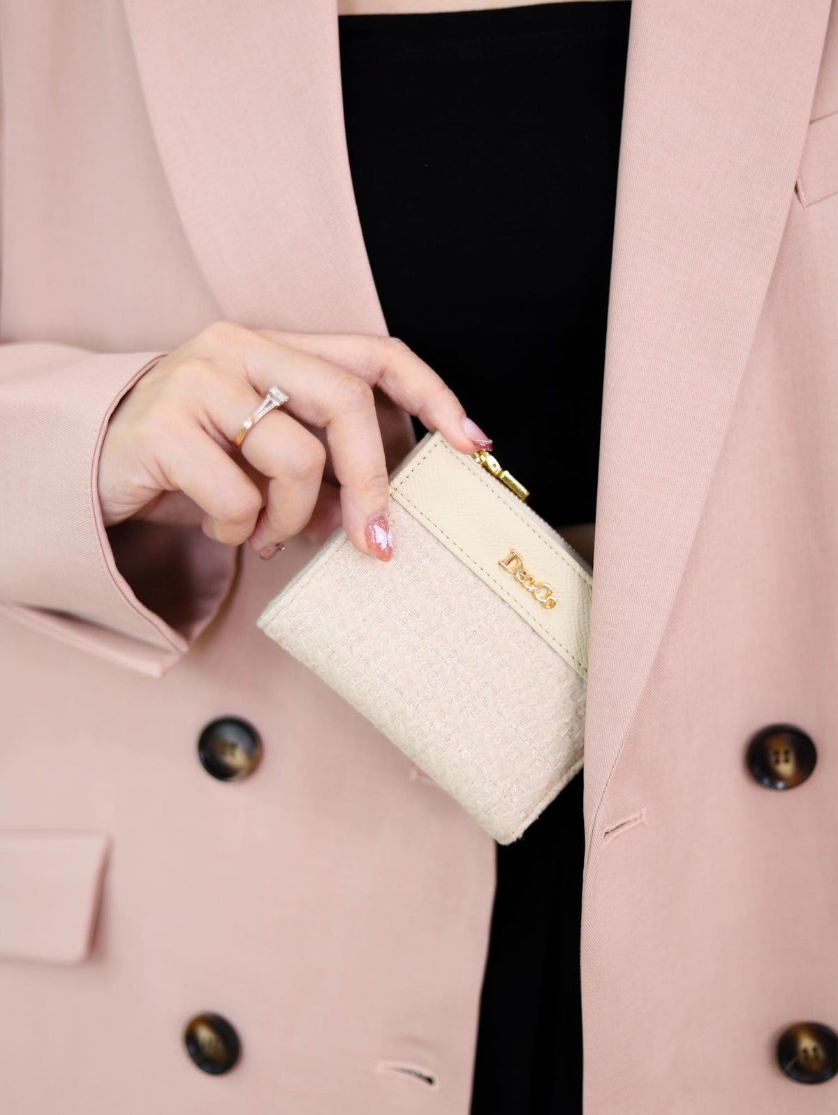 Nanami Tweedy Short Wallet