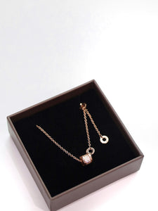 Celleste 18K Rose Gold Plated Necklace