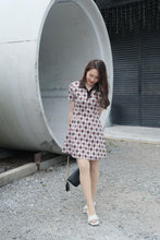 Load image into Gallery viewer, Old School Argyle Pattern V Collar Dress
