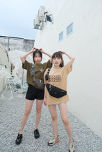 Load image into Gallery viewer, Cotton Embroidery Oversize Logo Tee