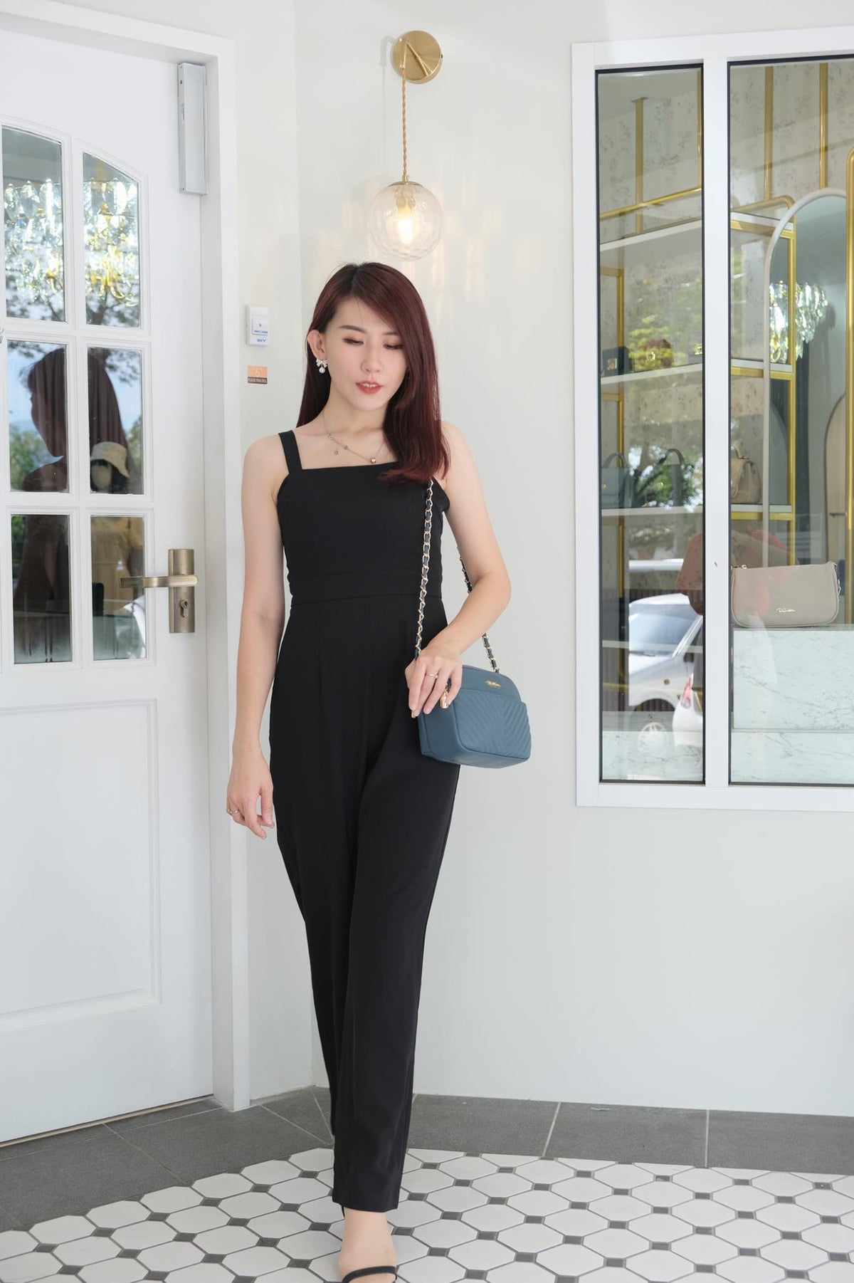 Dual Pocket Cami Jumpsuit