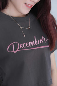 'December' Crop Top
