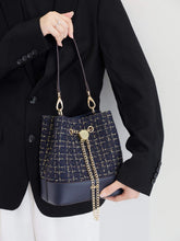 Load image into Gallery viewer, Qiera Tweed Bucket Bag